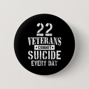 22 belastete Veteranen begehen jeden Tag Selbstmor Button