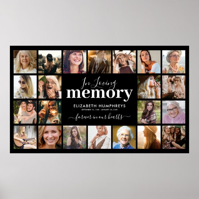 22 Foto Beerdigungsdenkmal Poster (Vorne)