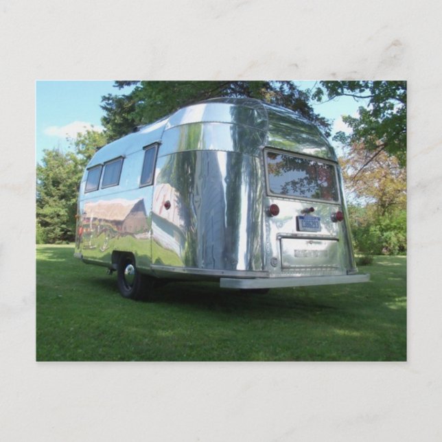 22 ft AS Flying Cloud polierter Spiegel glänzend M Postkarte (Vorderseite)