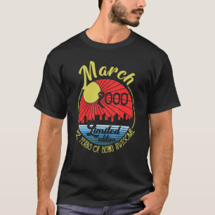 22. Geburtstag 22 Jahre alt Phantastisch seit März T-Shirt