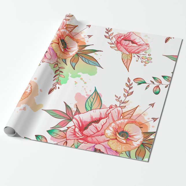 22 GESCHENKPAPIER (Ungerollt)