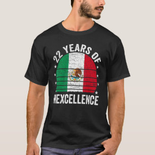 22 Jahre alt Geburtstag mexikanisch 22. Geburtstag T-Shirt