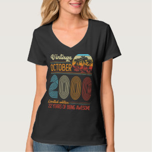 22 Jahre Vintager Oktober 2000 22. Tag T-Shirt