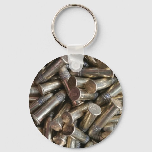 22 Kaliber Bullets Schlüsselanhänger (Vorderseite)