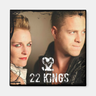 22 Könige Gesicht Magnet