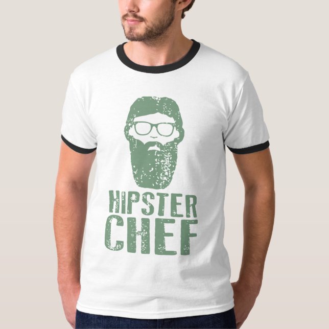 22 Minuten - Hipster Koch T-Shirt (Vorderseite)
