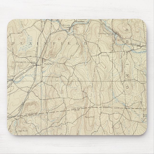 22 Moosup-Blatt Mousepad (Vorne)