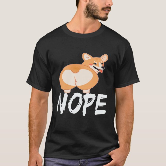 22 Nein - Corgi T-Shirt (Vorderseite)