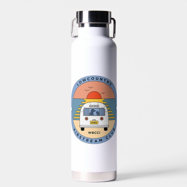 22 oz doppelwandige Edelstahlflasche Trinkflasche (Vorne)