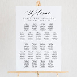 22 Tableaux Bienvenue Tableau des sièges