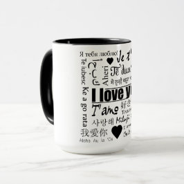 22 Wege zu sagen, I Liebe You Tasse
