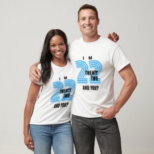 22 & Zählen T-Shirt