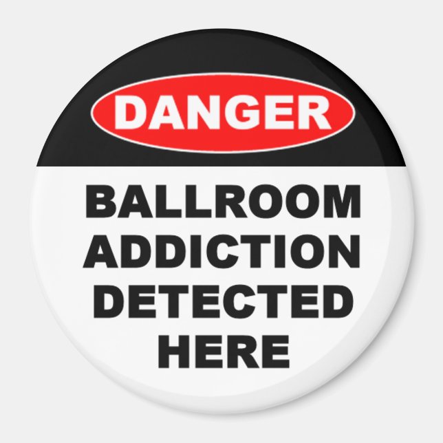 22b. Ballroom Addictions Magnete - rund Magnet (Vorne)