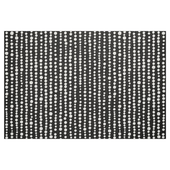 230216 - Weiß auf Schwarz Stoff (Fat Quarter (45,7 x 55,9 cm))