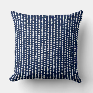 230216 - White on Indigo Blue 001744 Kissen
