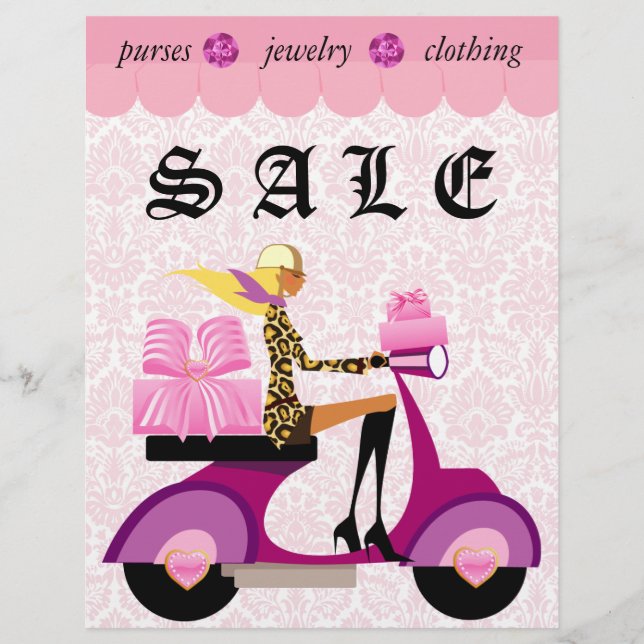 232 Modemanzeigerin Flyer Pink Damas Leopard (Vorne)