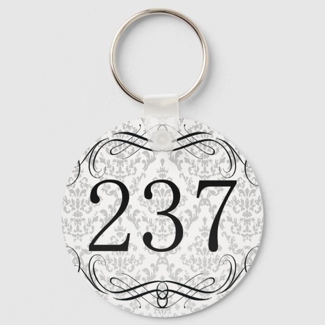 237 Flächencode Schlüsselanhänger (Vorderseite)