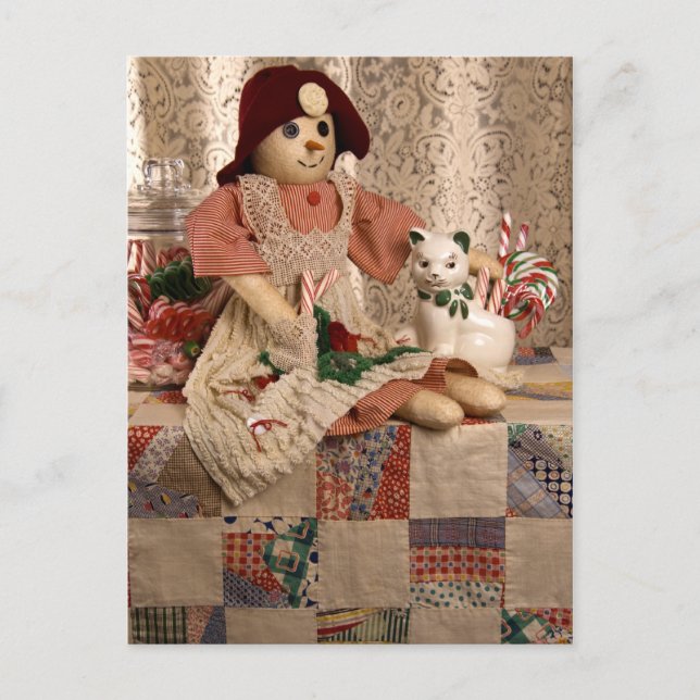 2390 Snowman Doll auf Weihnachten (Vorderseite)