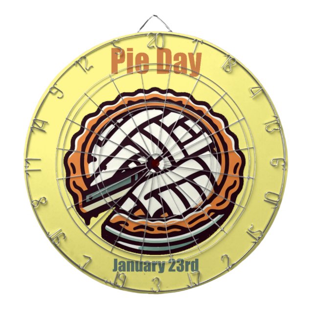 23.01. - Pie Day Dartscheibe (vorne)