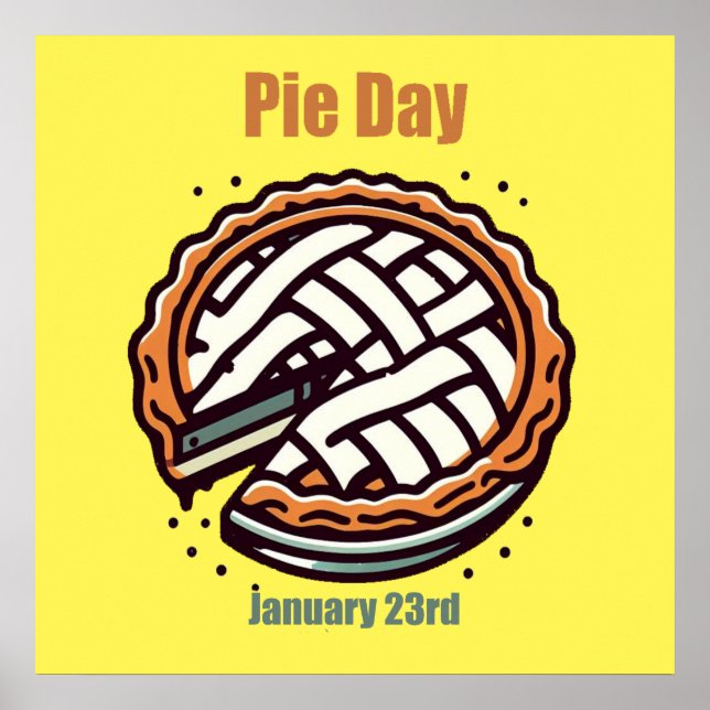 23.01. - Pie Day Poster (Vorne)