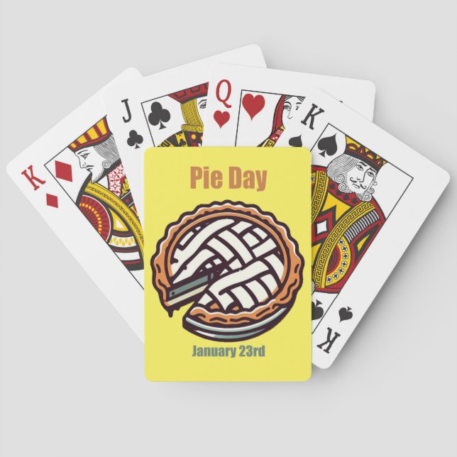 23.01. - Pie Day Spielkarten (Rückseite)