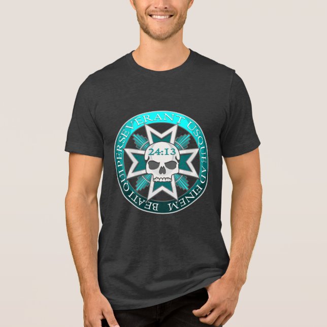 23:14 PTSD Krieger 1 Tri-Blend Shirt (Vorderseite)