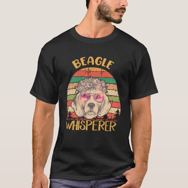 23 Beagle-Flüsterer Beagle T-Shirt (Vorderseite)