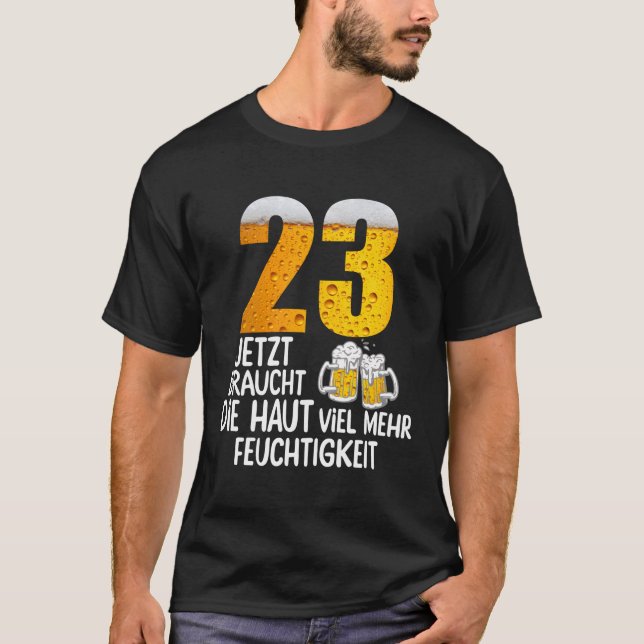 23. Bier-Spaß T-Shirt (Vorderseite)