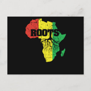 23 Black History Monat Afrikanische Pride Bekleidu Einladungspostkarte