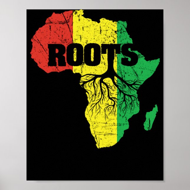 23 Black History Monat Afrikanische Pride Bekleidu Poster (Vorne)