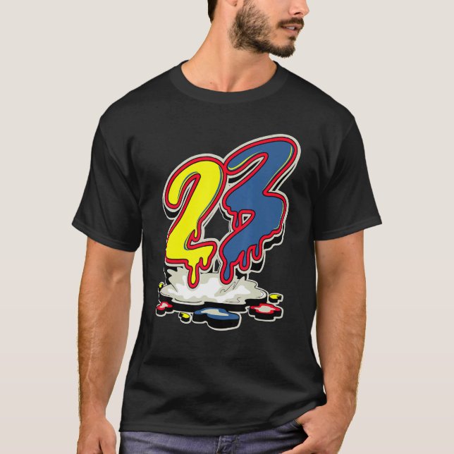 23 Drip Orewood Brown 95s Matching T-Shirt (Vorderseite)