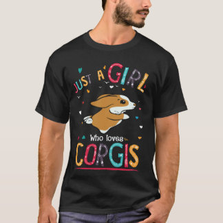 23 Ein Mädchen das Corgis liebt T-Shirt