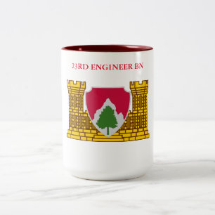 23. ENGINEER BATTALION ZWEIFARBIGE TASSE