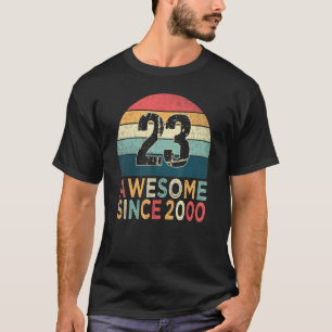 23. Geburtstag Vintag Retro 23 Jahre alt Phantasti T-Shirt