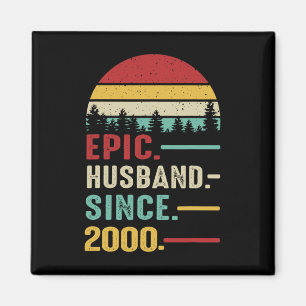 23. Hochzeitstag für Him Epic Husband Sinc Magnet