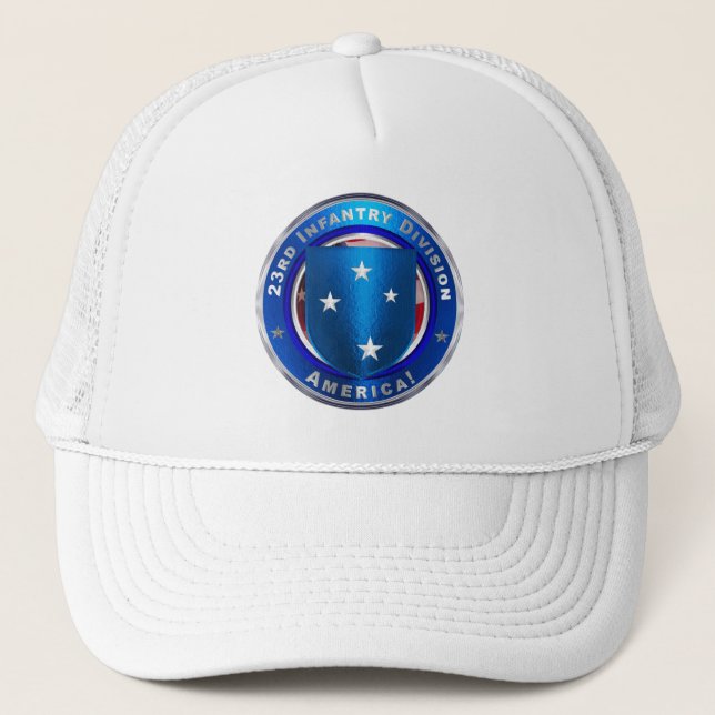 23. Infanterie Division "America!" Truckerkappe (Vorderseite)