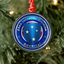 23. Infanterieabteilung Weihnachten Ornament Aus Metall