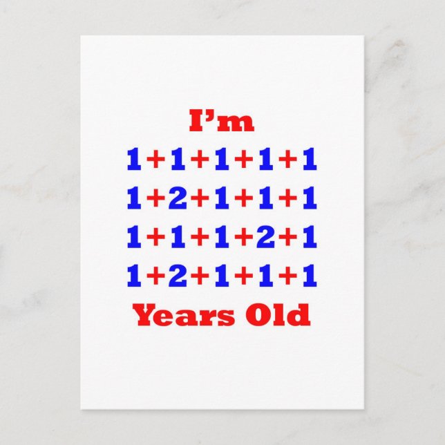 23 Jahre alt! Postkarte (Vorderseite)