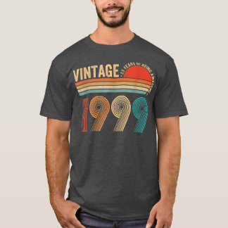 23 Jahre alt Vintag 1999 Limited Edition 23. Bir T-Shirt