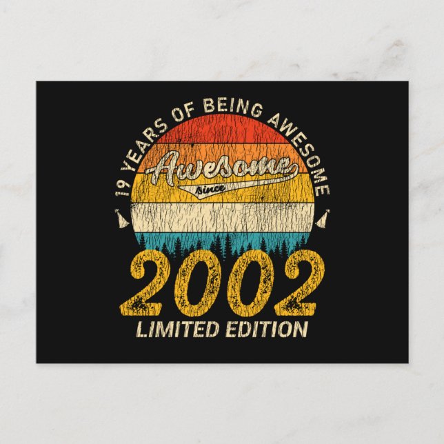 23 Jahre altes Bday Retro Phantastisch 23. Geburts Postkarte (Vorderseite)