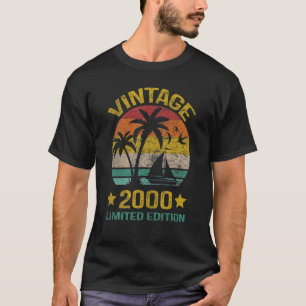 23 Jahre Vintag 2000 23. Geburtstag T-Shirt