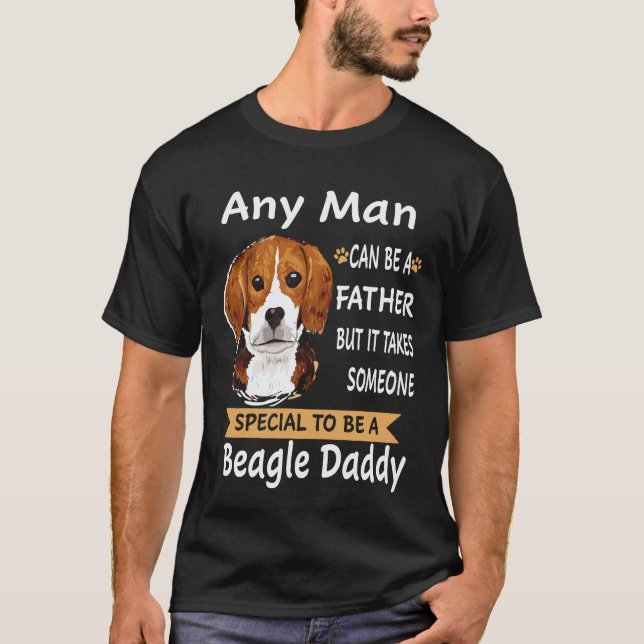 23 Jeder Mann - Beagle Daddy Beagle T-Shirt (Vorderseite)