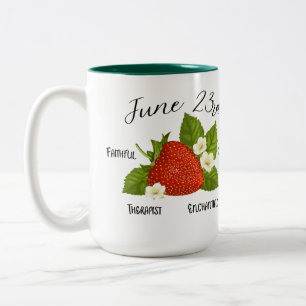 23. Juni Geburtstag Persönliche Tasse