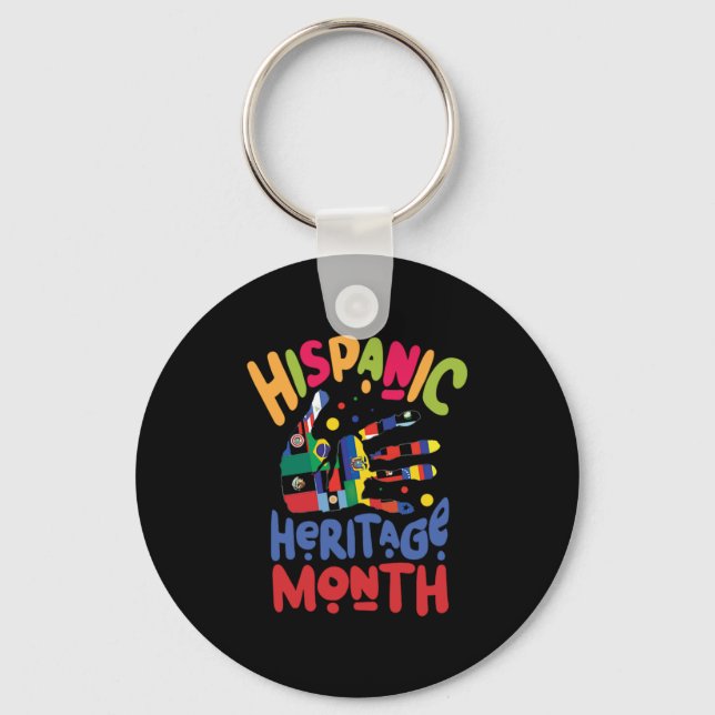 23.National Hispanic Erbe Monat alle Länder. Schlüsselanhänger (Vorderseite)