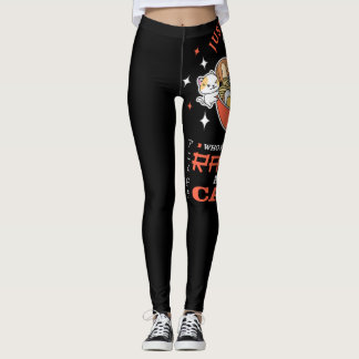 23.Nur ein Mädchen, das wirklich Ramen und Katzen  Leggings
