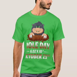 23. Oktober Mole Day Avogadros Nummer T-Shirt