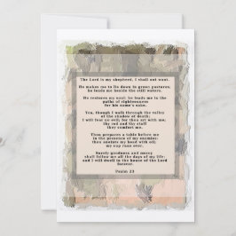 23. Psalm Einladung Abstrakt