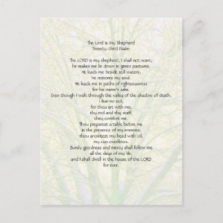 23. Psalm.. Postkarte