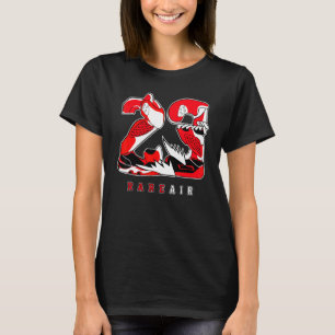 23 Seltene Air Reverse Black Toe 1s passend T-Shirt