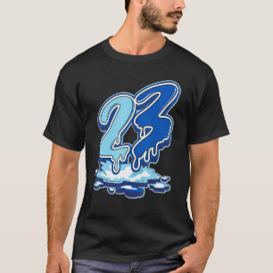 23 Tropfen Dunk Low Argon 2022 Matching T-Shirt